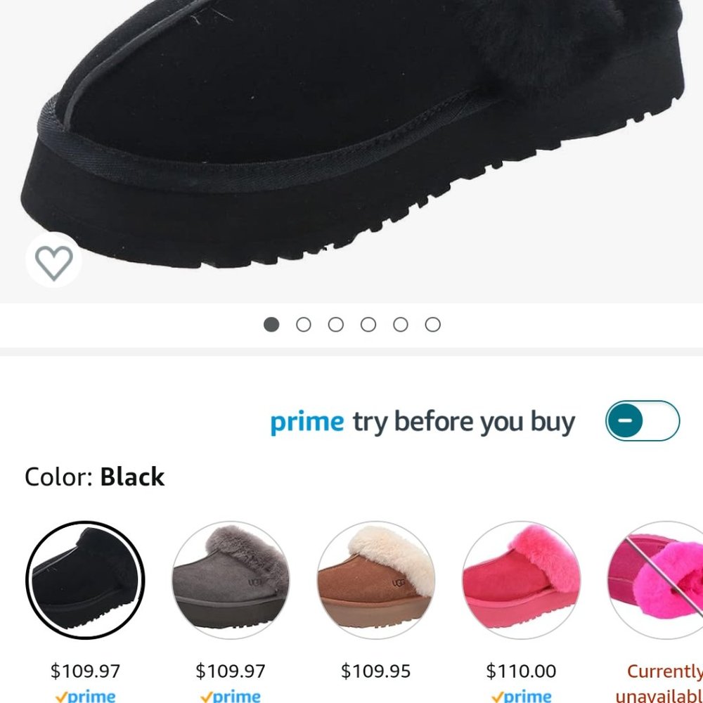 Brand New UGG Real Sheep Fur Platform Slip Ons!